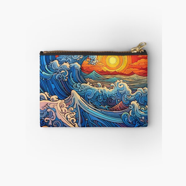 Item preview, Abstract Ocean Waves Pattern designed and sold by Desfix.