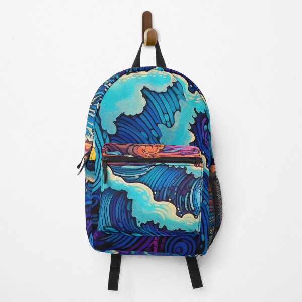 Item preview, Abstract Ocean Waves Pattern designed and sold by Desfix.