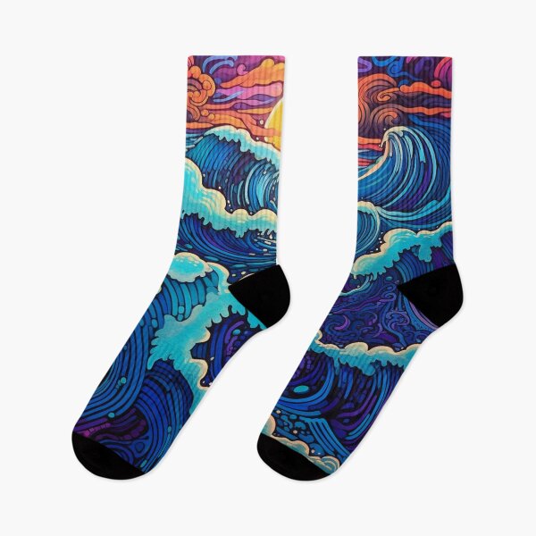 Item preview, Abstract Ocean Waves Pattern designed and sold by Desfix.