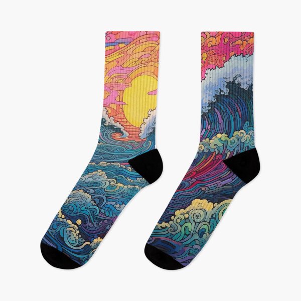 Item preview, Abstract Ocean Waves Pattern designed and sold by Desfix.