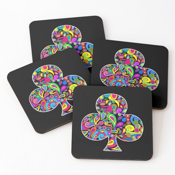 Item preview, Colorful Fancy Clover Playing Card Suit  designed and sold by Alondra.