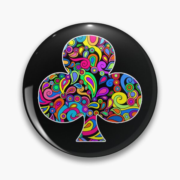 Item preview, Colorful Fancy Clover Playing Card Suit  designed and sold by Alondra.