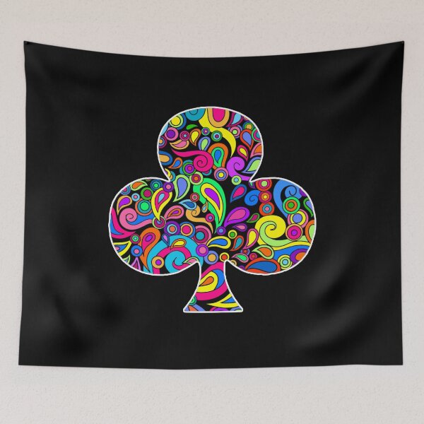 Item preview, Colorful Fancy Clover Playing Card Suit  designed and sold by Alondra.