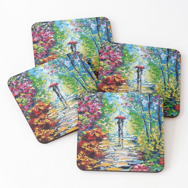 Item preview,  Acrylic Pastel Flower Nature Colorful Flowers designed and sold by CandyLoo.