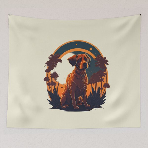 Item preview, Cool Retro Dog Artwork designed and sold by TGAL2.