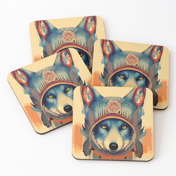 Item preview, wolf blue  designed and sold by omfardostyle.