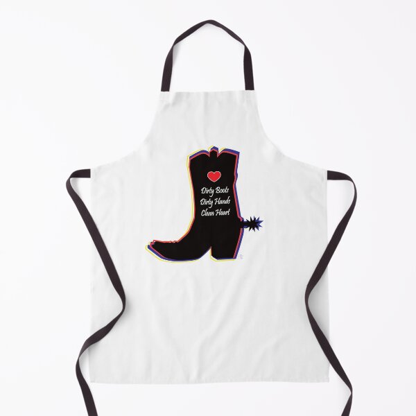 Item preview, Dirty Boots, Dirty Hands, Clean Heart (blk boot) designed and sold by ArtDoor54.