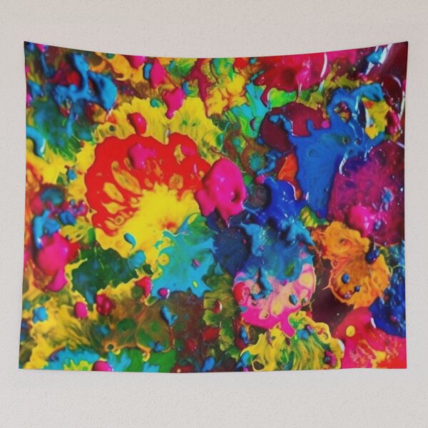 Item preview, Colorful abstract background pettern Color decorative element Geometric pop art designed and sold by PinkPinkArts.