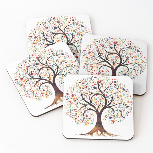 Aperçu de l'œuvre Beautiful Stylized Tree Silhouette créée et vendue par AdrianGrosu.