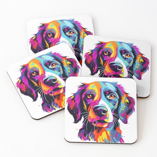 Item preview, Colorful abstract good dog designed and sold by Art Happens.