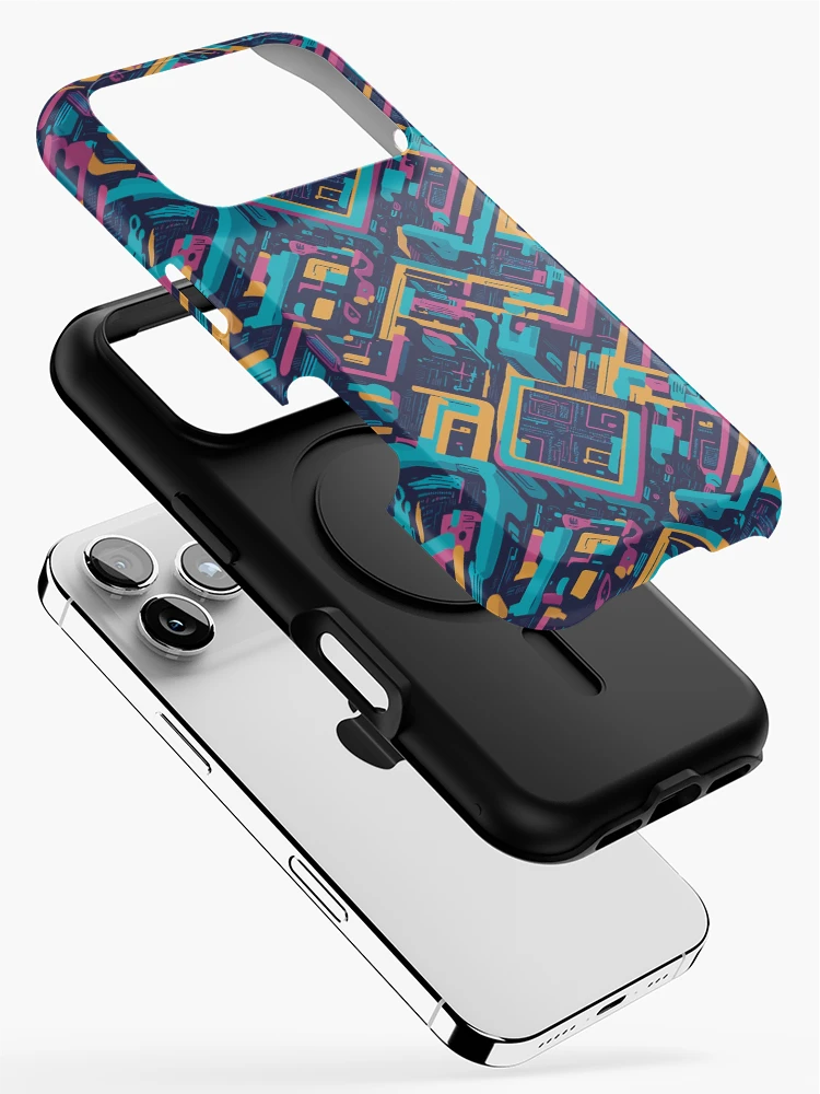 Thumbnail 2 of 4, iPhone Case, Computer Pattern designed and sold by RockBeeDesigns.