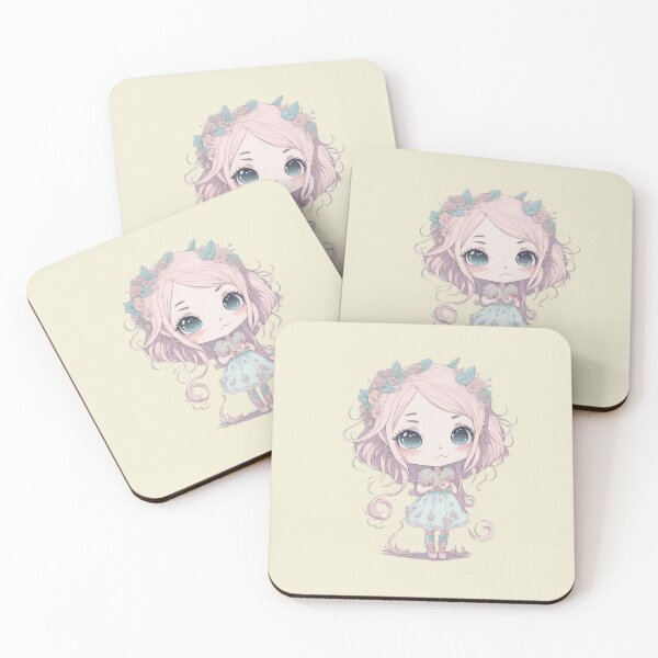 Item preview, Adorable Little Big Eyed Fairy Pixie - Pastel Colors designed and sold by TGAL2.