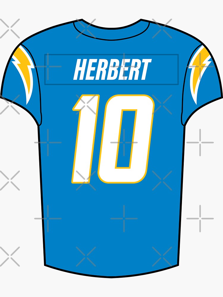 Justin Herbert Home Jersey' Sticker for Sale by designsheaven