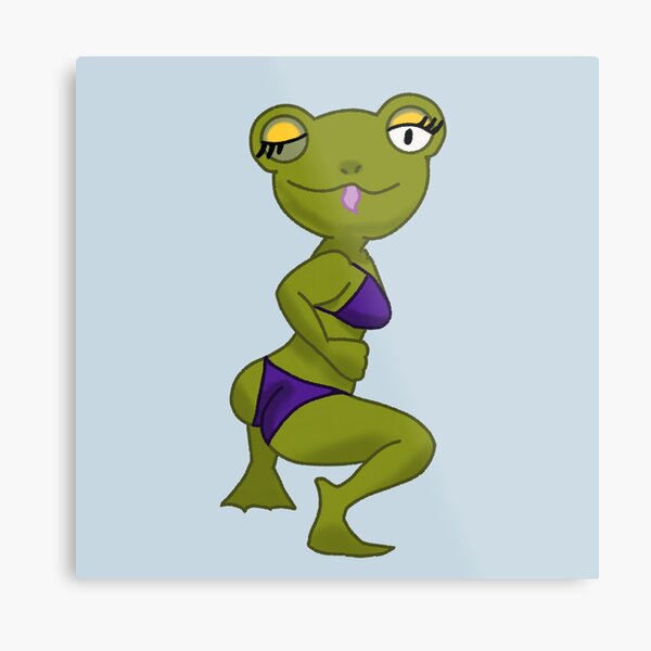 frog wearing a bra - Drawception