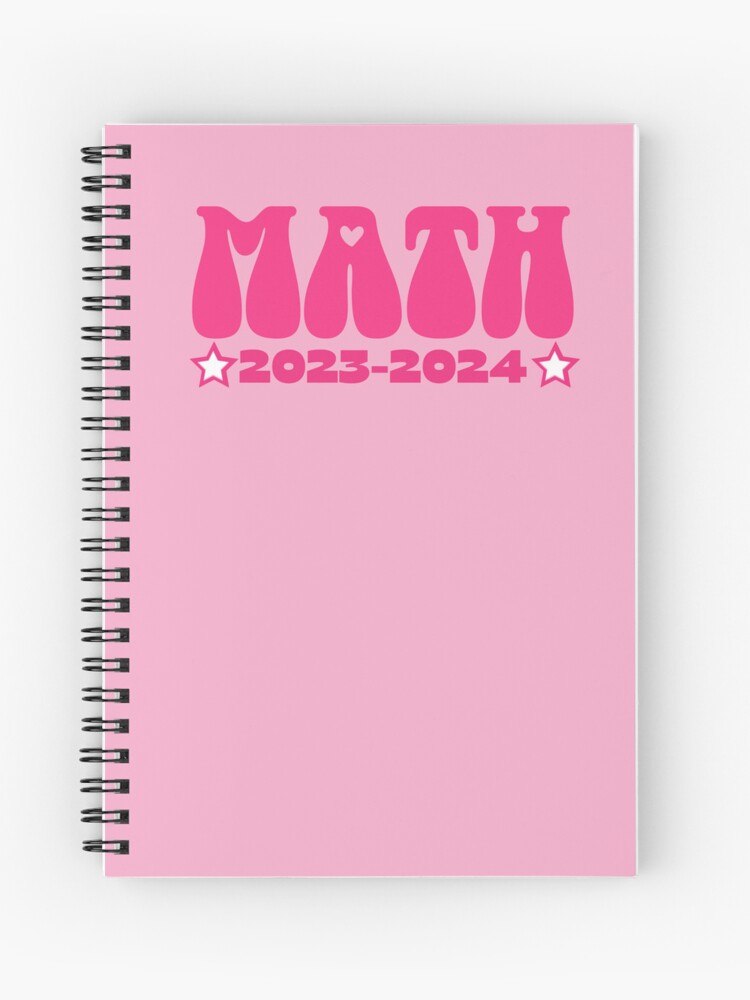 Notebook Aesthetic: Preppy, Pink, Aesthetic Notebook For School