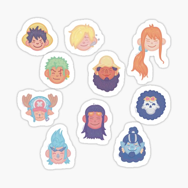 Équipage de pirates paille Sticker