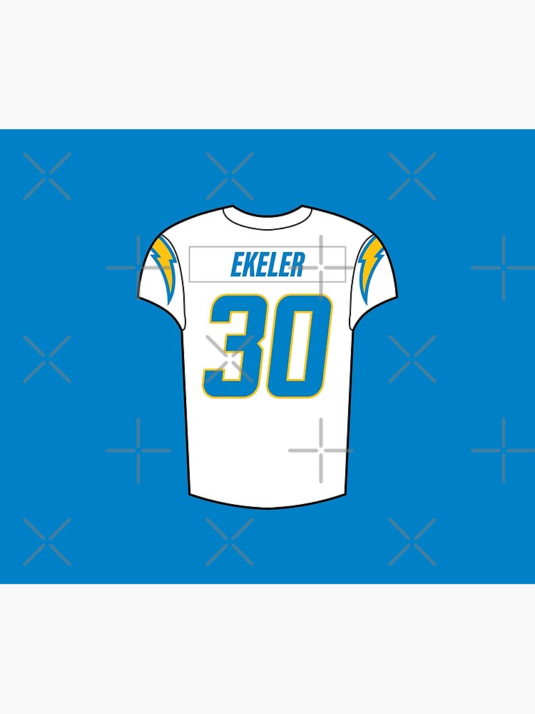 Austin Ekeler Away Jersey Sticker for Sale by designsheaven