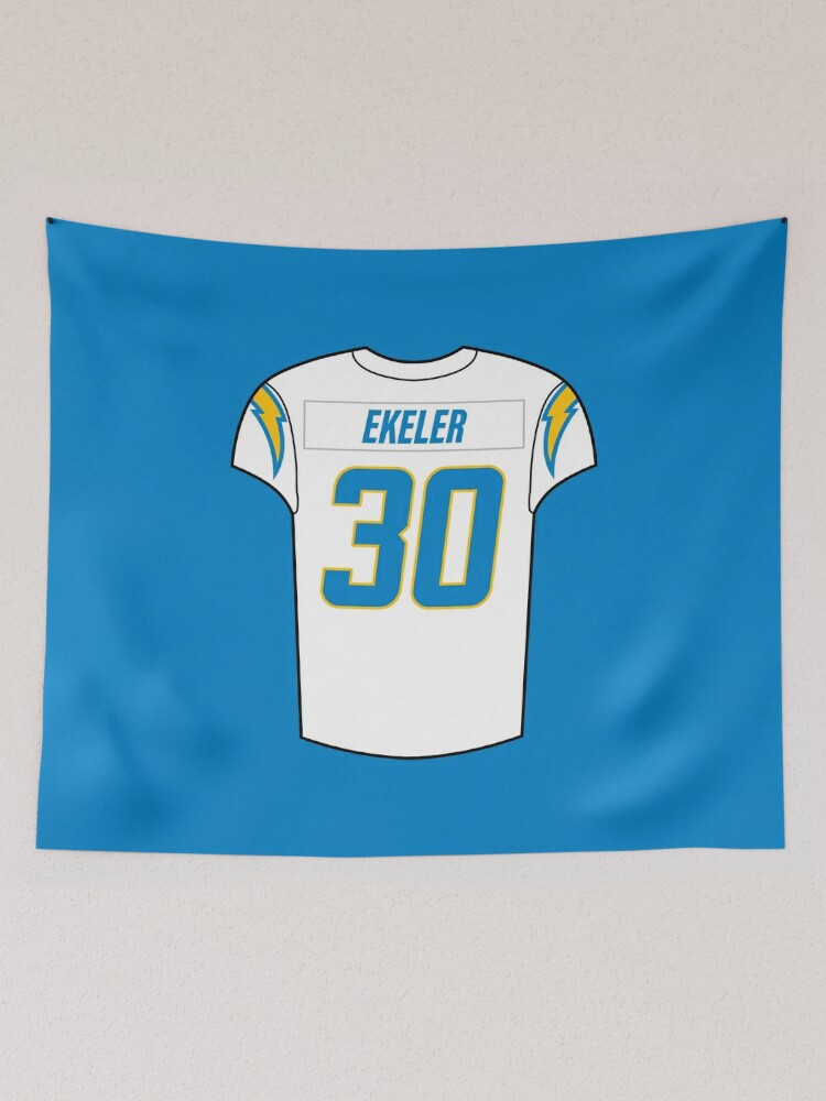 Austin Ekeler Away Jersey Sticker for Sale by designsheaven