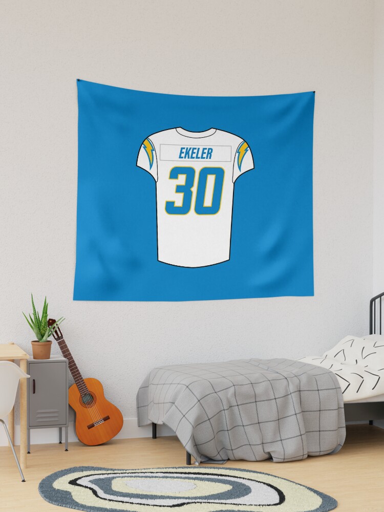 Austin Ekeler Away Jersey Sticker for Sale by designsheaven