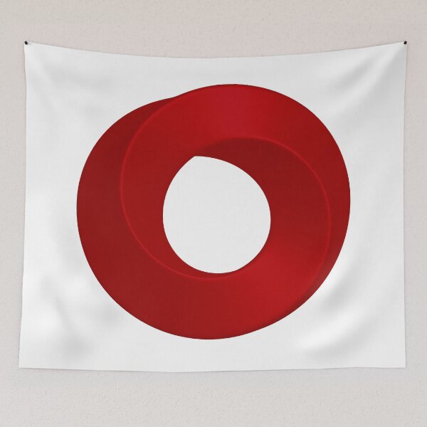 Item preview, Un objeto de Mobius en rojo designed and sold by BZsArt.
