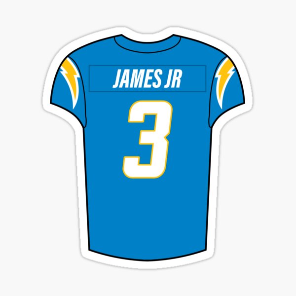 Justin Herbert Home Jersey Sticker for Sale by designsheaven