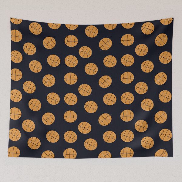Item preview, Basketball on Black designed and sold by RepeatCandy.