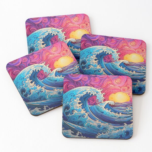 Item preview, Abstract Ocean Waves Pattern designed and sold by Desfix.