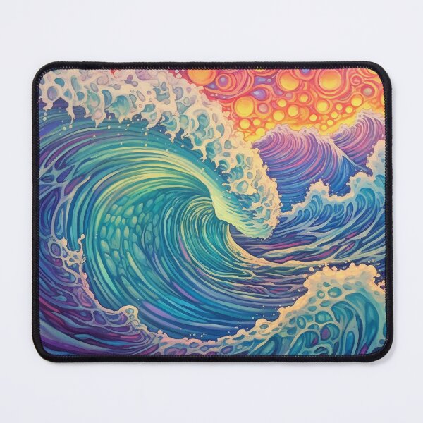 Item preview, Abstract Ocean Waves Pattern designed and sold by Desfix.