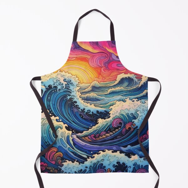 Item preview, Abstract Ocean Waves Pattern designed and sold by Desfix.