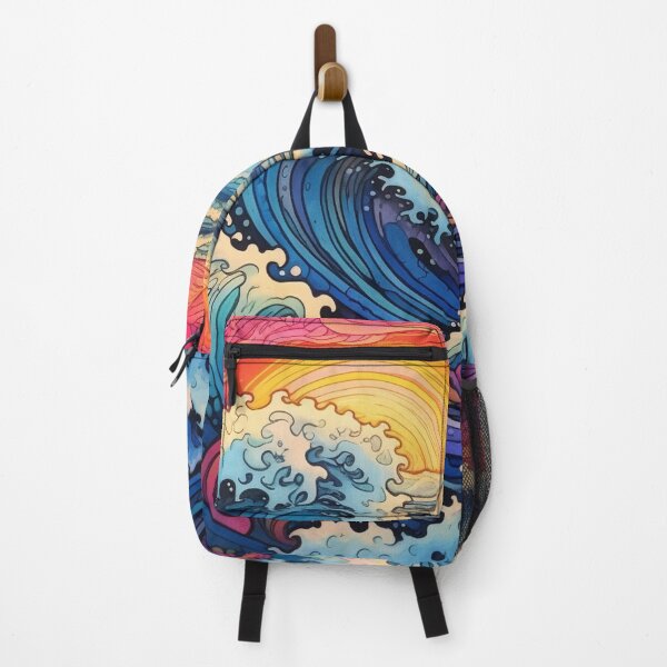 Item preview, Abstract Ocean Waves Pattern designed and sold by Desfix.