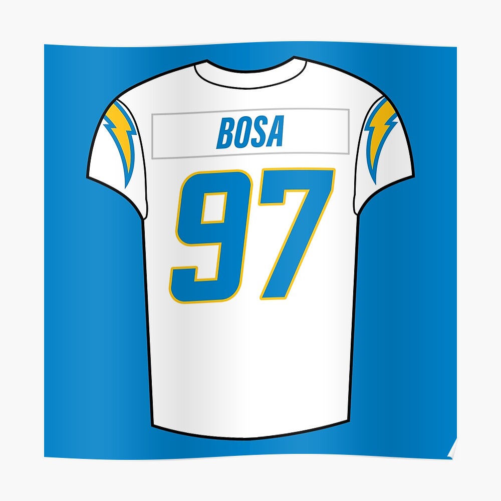 Joey Bosa Away Jersey Sticker for Sale by designsheaven