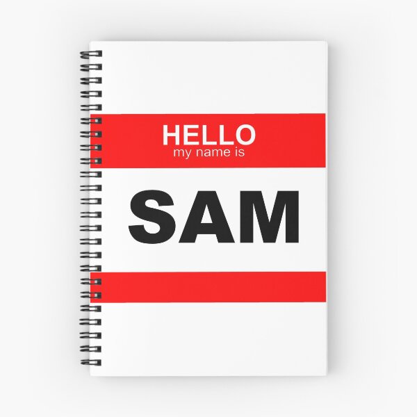 Item preview, Hello, my name is: SAM designed and sold by Sbooth9.