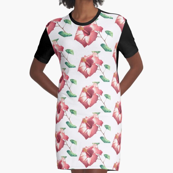 Tropical Treasure Graphic T-Shirt Dress