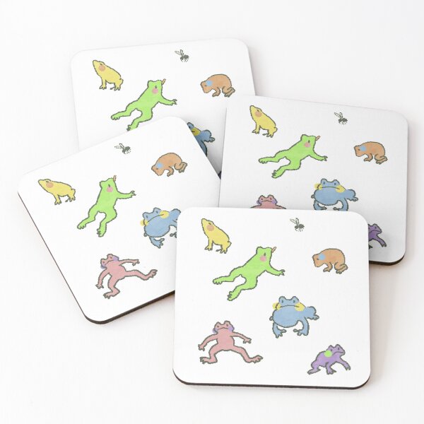 Item preview, Colorful froggies designed and sold by amphibian-a-day.