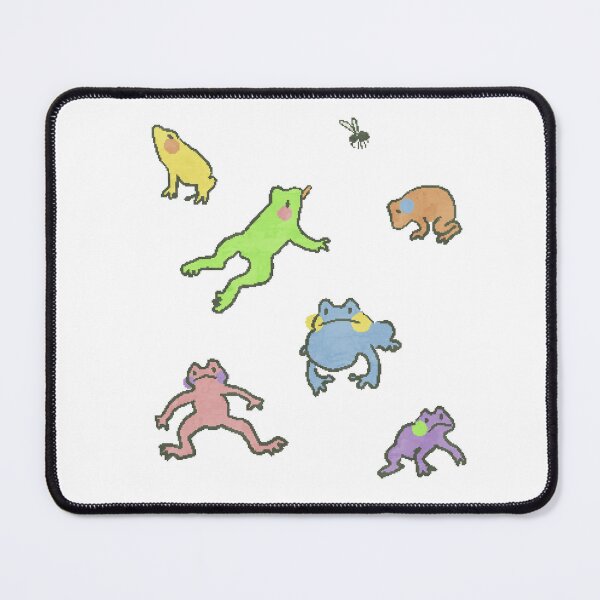 Item preview, Colorful froggies designed and sold by amphibian-a-day.