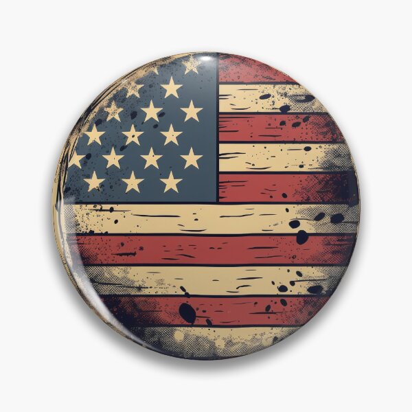 Artikelvorschau, Abgenutzte Vintage-USA-Flagge im Used-Look entworfen und verkauft von cetakulang.