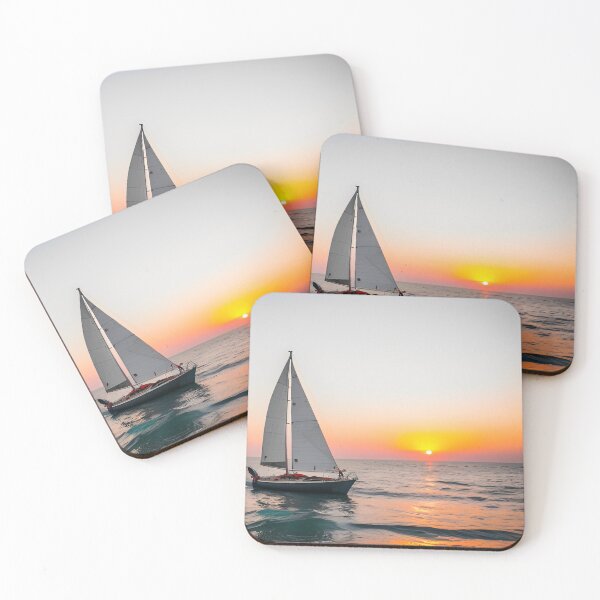 Item preview, Boat in the ocean designed and sold by toonydesigns.