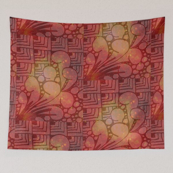 Item preview, Afrofuturism Zentangle Batik designed and sold by Lacey Schmidt.