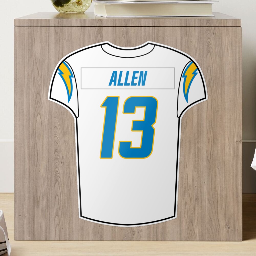 Keenan Allen Away Jersey Sticker for Sale by designsheaven