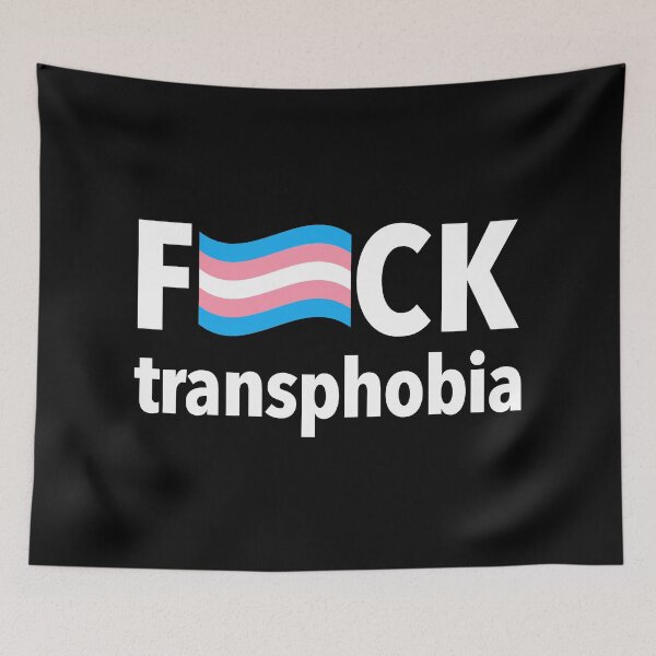 Item preview, FCK transphobia (lowercase) designed and sold by Thelittlelord.