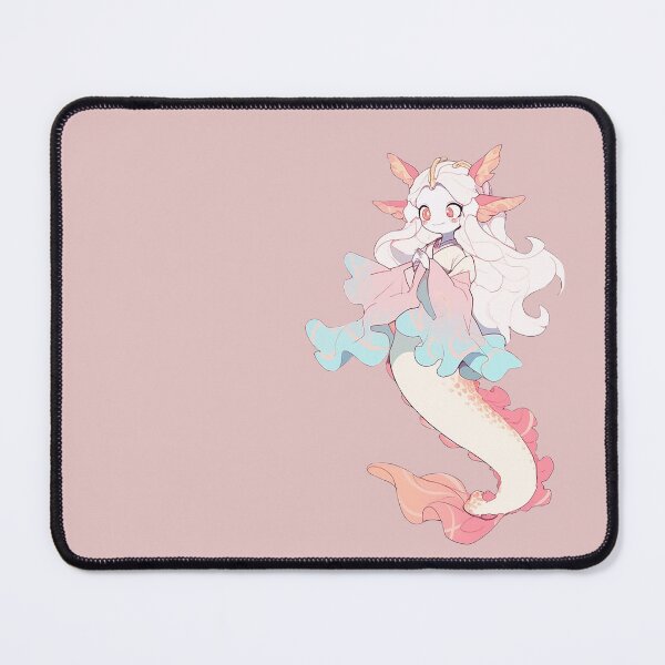 Artikelvorschau, Miya, Axolotl-Meerjungfrau entworfen und verkauft von A-Artistries.