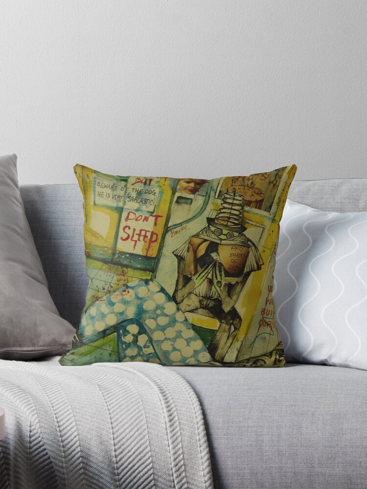 Thumbnail 1 of 4, Pillow, Greatest Hits Volume 5......You Can Dream But Don't Sleep designed and sold by dicandiaj.