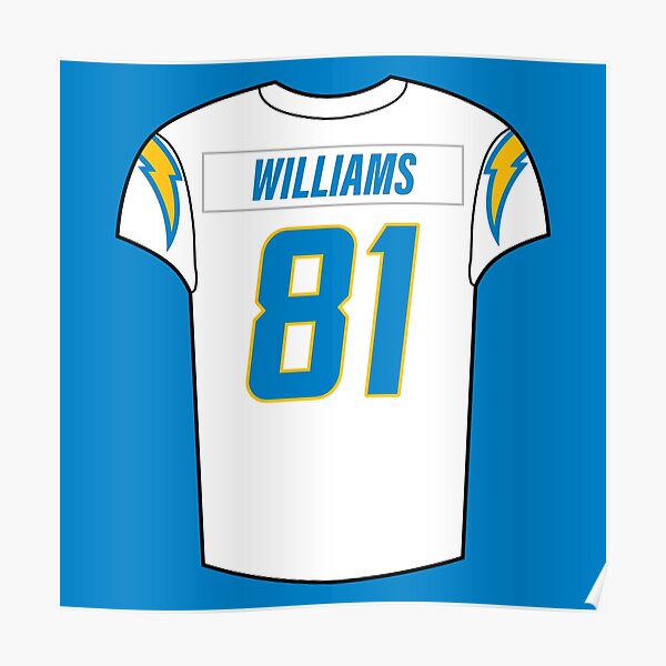 chargers away jersey