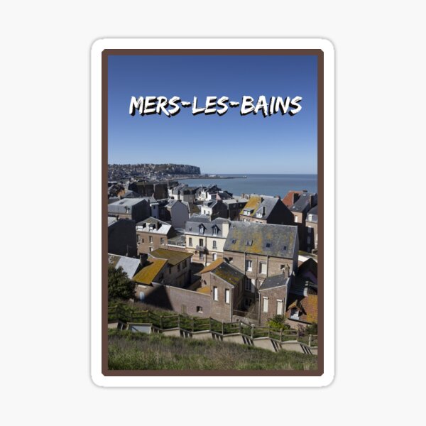 Vista previa del artículo con la obra «Vista aérea Mers-les-Bains, Francia», diseñado y vendido por Imladris01.