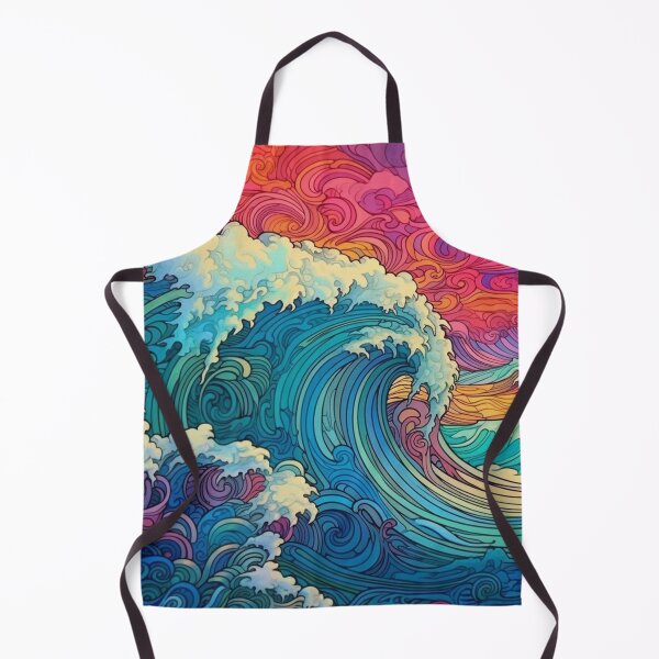 Item preview, Abstract Ocean Waves Pattern designed and sold by Desfix.