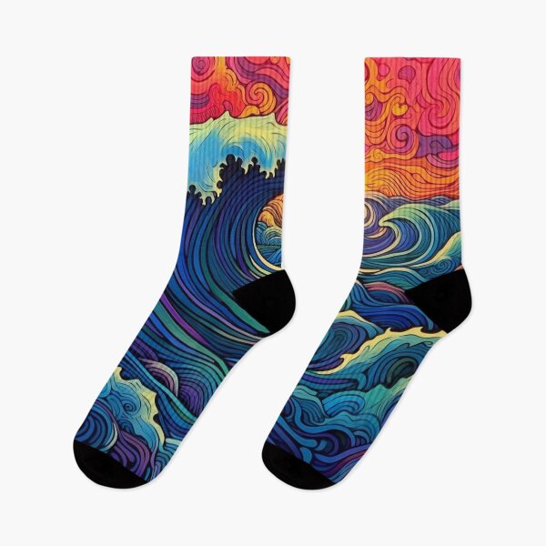 Item preview, Abstract Ocean Waves Pattern designed and sold by Desfix.