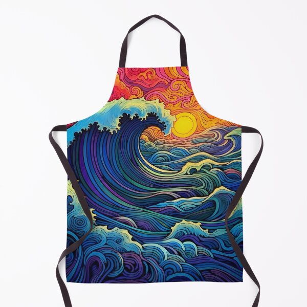 Item preview, Abstract Ocean Waves Pattern designed and sold by Desfix.