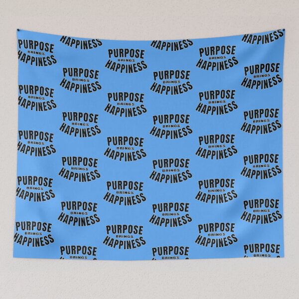 Item preview, Purpose Brings Happiness - Motivational Inspirational Slogan designed and sold by Harlake.