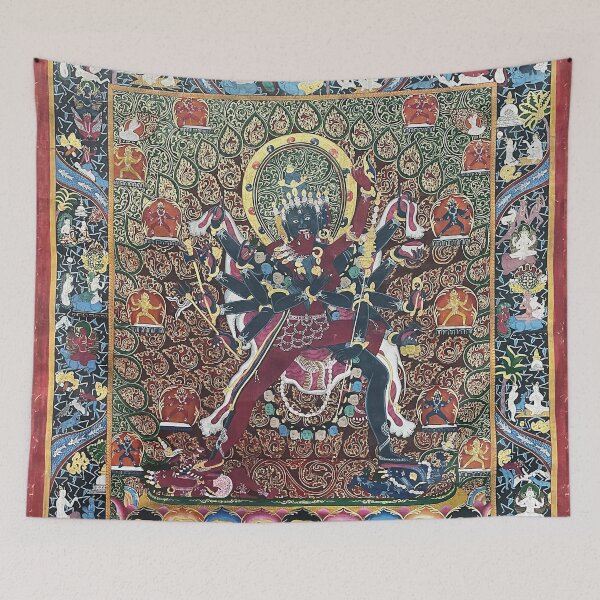 Item preview, Mandala 180 ChakraSamvara Tibetan Buddhist Thangka designed and sold by GuyBlank.