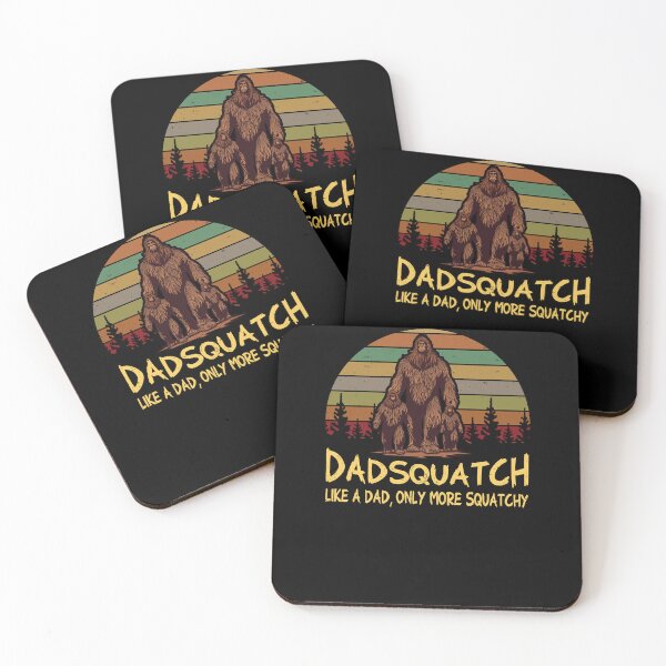Item preview, Men Dad Squatch Like a Dad Only More Squatchy Funny Bigfoot designed and sold by elderberry.